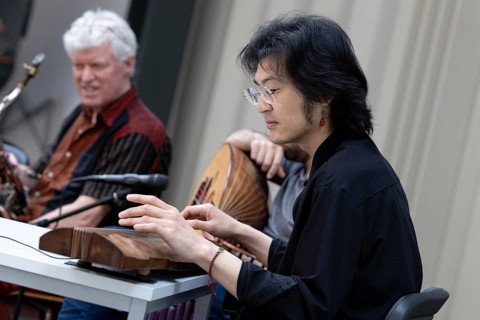 Linchi Yang, musician, Guqin, Global Music Academy, Open House, Global Music Allstars opening