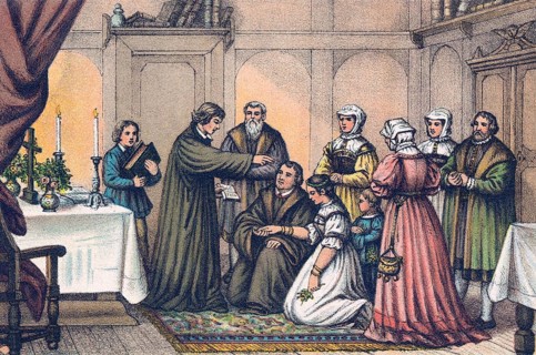 Martin Luther's marriage with Katharina von Bora, 1525