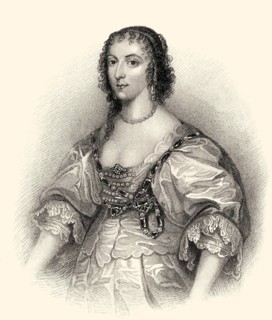 Henrietta oder Henriette Maria von Frankreich, 1609-1669, Königingemahlin von England, Schottland