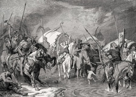 Teutonic trek, Migration Period, 1st century
