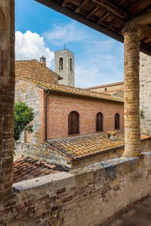 Town hall, architecture, old town centre, building, San Gimignano, Tuscany, Italy