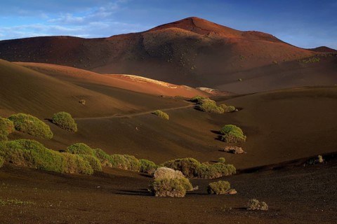 Canary Islands, Lanzarote, Timanfaya National Park, Dunes, Lanzarote, Canary Islands, Spain