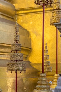 Wat Phra Kaeo, Temple of the Emerald Buddha. Bangkok, Thailand