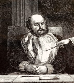 Sancho Panza am Essen gehindert