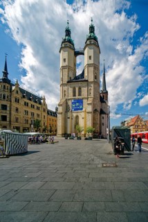 Market Church of St Mary on the Market Square, Halle an der Saale, Saxony-Anhalt, Germany