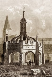 Market cross, Malmesbury, Wiltshire, England, Great Britain
