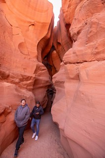 Page, Arizona - Upper Antelope Canyon, one of several scenic slot canyons on the Navajo Nation