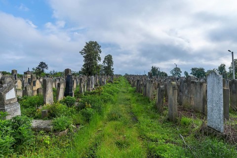 Jewish cemetery, Czernowicz, Bukovina, Ukraine