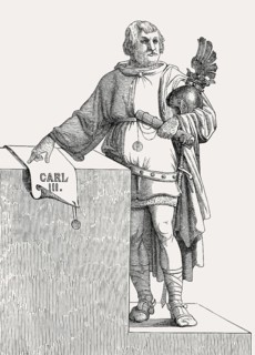 Charles III or Charles the Fat, Carolingian Emperor from 881 to 888