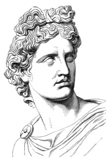 The Apollo Belvedere, a marble sculpture from Classical Antiquity, 15th century