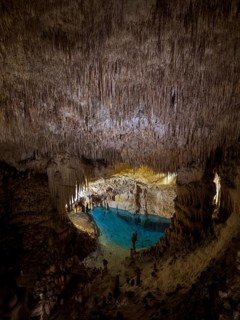 Caves of Drach, Coves del Drac, Porto Christo, Majorca, Balearic Islands, Spain, Mediterranean Sea