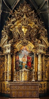 St. John the Baptist Chapel with Manueline Triumphal Arch, Rococo Talha Dourada, São Francisco