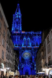 Illumination of the Cathédrale Notre Dame de Strasbourg, Strasbourg Cathedral, Unesco World