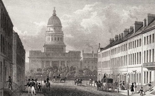 St George's Church, from George Street looking west, Edinburgh, Scotland, 19th century, from Modern