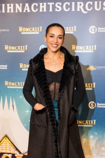 Nadja Benaissa at the premiere of the 20th Original Roncalli Weihnachtscircus in Berlin's Tempodrom