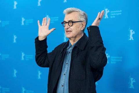 Wim Wenders, chairman of the Berlinale jury during a photo call at the Berlinale in Berlin on 12.02
