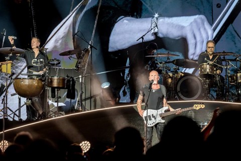 Björn Both, singer of Santiano live on There is something together tour at Berlin's Uber Arena on
