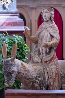 Palmesel, 12th century, in the church of St Peter and Paul, Thalstr. 31, Petersthal, Oy Mittelberg