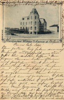 Historical postcard, picture postcard, North Sea resort Wittdün on Amrun, North Frisia,
