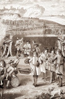The City of Stettin under siege by Frederick William, the Great Elector in the Winter of 1677-1678