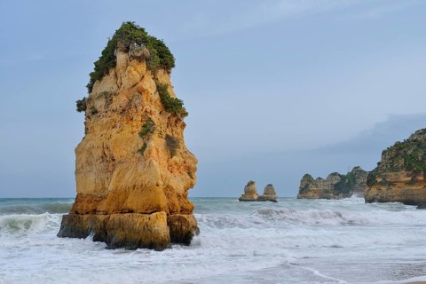 Rock in the Surf, Praia Dona Ana, Lagos, Algarve, Portugal