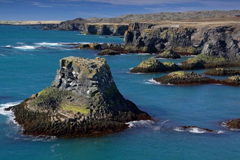 Landscape in Snaefellsnes, Basalt, Rocks, Iceland, Europe, Snaefellsnes