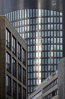 The RWE Tower in the city centre, Dortmund, Ruhr area, North Rhine-Westphalia, Germany