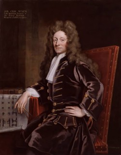Sir Christopher Michael Wren, 1632, 1723, English architect, after Godfrey Kneller, 1711