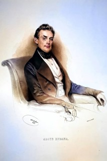 Aloius Rubana, civil servant, government councillor, 1841, Historical, digitally restored