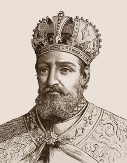 Charles the Bald, 823 – 877, emperor of the Carolingian Empire