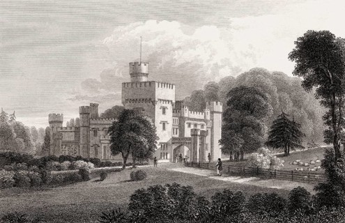 Craigend Castle, Milngavie, Stirlingshire, 19th century, from Modern Athens by Th. H. Shepherd
