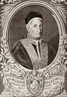 Pope Benedict XIII was Pope from 29 May 1724 to his death in 1730