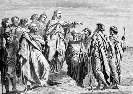 Sending the Twelve Apostles, Chapter 10, Verse 5, Matthew Gospel, Disciples of Jesus, Walking