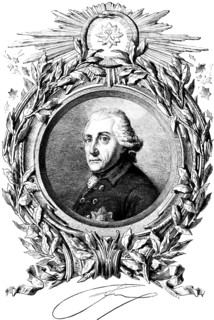 Portrait of Frederick II or Frederick the Great, King of Prussia, the Old Fritz, Elector of the