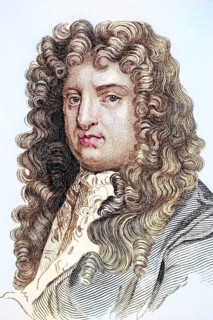 Samuel Butler, 1612, 1680, English poet, illustration from Old England's Worthies, published around
