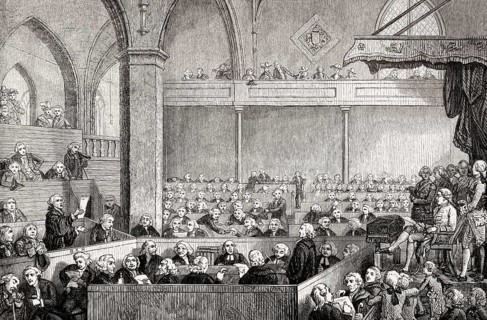 The General Assembly meeting at the Tron Kirk, Edinburgh in 1787