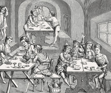 Student accommodation, Paris, France, Middle Ages