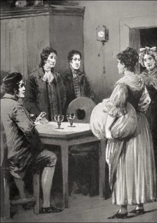 Scene from Hermann and Dorothea, an epic poem by Johann Wolfgang von Goethe