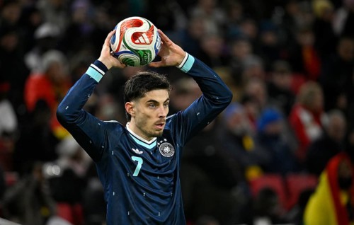 Kai Havertz GER (07) Throw-in Action Football DFB International match Germany GER vs Ghana GHA