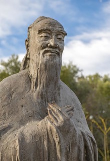 Statue of Confucius, Ancient Agora of Athens, Greece