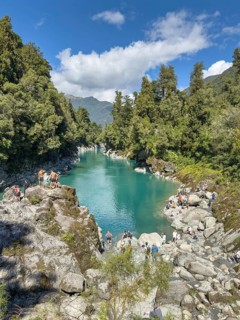 Hokitika Gorge on the Hokitika River, South Island, New Zealand, Oceania