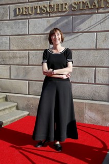 Elisabeth Sobotka (Artistic Director of the Staatsoper Unter den Linden) arriving for Charles
