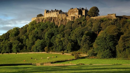 Europe, Scotland, Great Britain, England, landscape, Stirling Castle, Castle Hill, Stirling