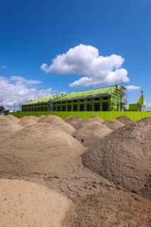 Oberhausen, North Rhine-Westphalia, Germany - Emscher conversion, new Emscher AKE sewer, here the