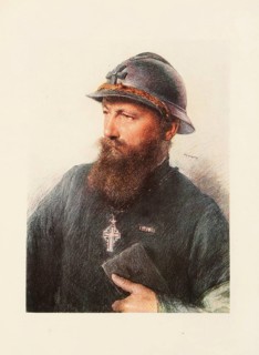 The Allies in the First World War, France, Chaplain, Father Rouillon, Historical, digitally