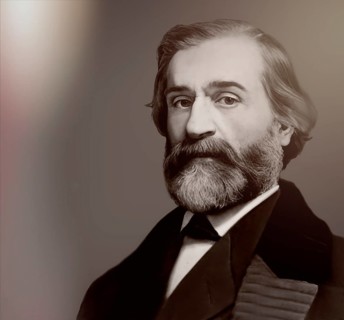 Giuseppe Verdi, 1813 – 1901, Italian opera composer, digitally edited