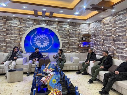 In Kobani, Syria, on February 1, 2026, a Syrian Government delegation meets with Kurdish leaders