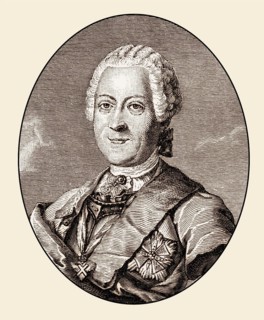 Heinrich, count von Brühl, 1700 - 1763, a German statesman at the court of Saxony and the