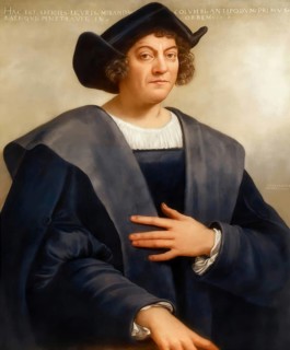 Christopher Columbus, 1451 - 1506, Italian navigator, digitally optimized