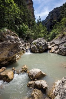 River L Estoublaisse, Trevans Gorge, Gorges de Trévans, near Estoublon, Alpes-de-Haute-Provence,